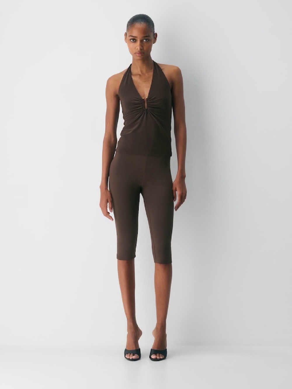 Aritzia Smooth Matter Hatchway Halter Top